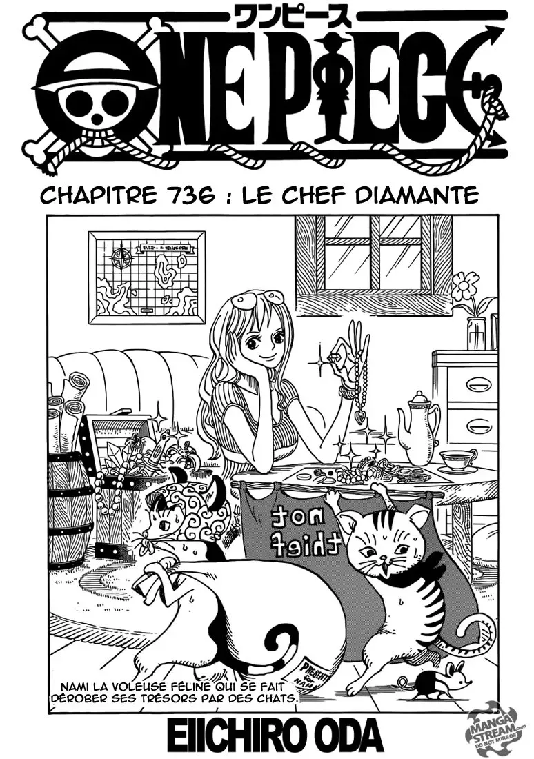  One Piece Français - One Piece 736 Le chef Diamante - 1