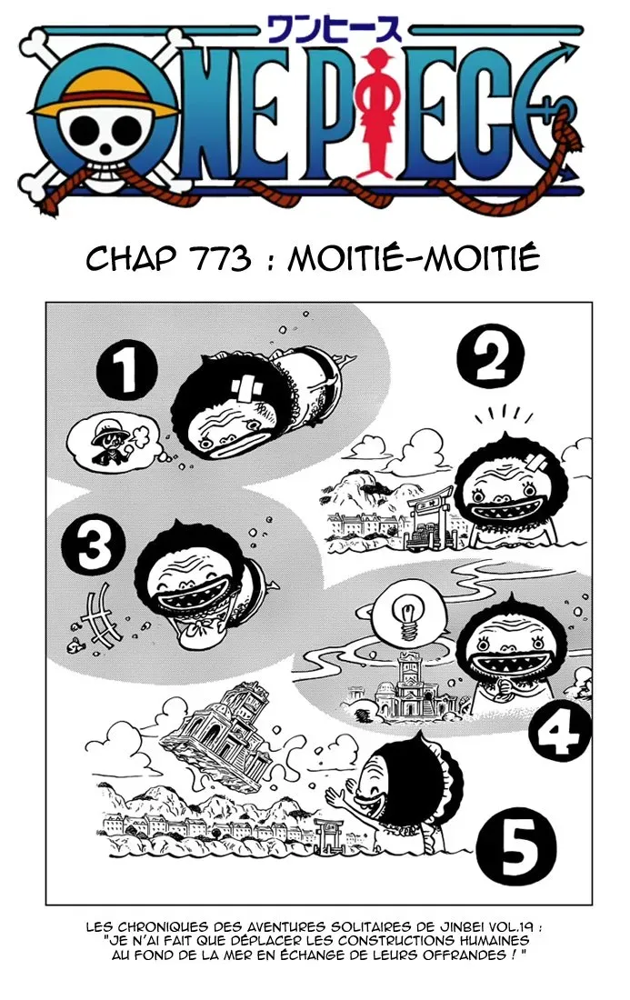  One Piece Français - One Piece 773 Moitié Moitié - 1