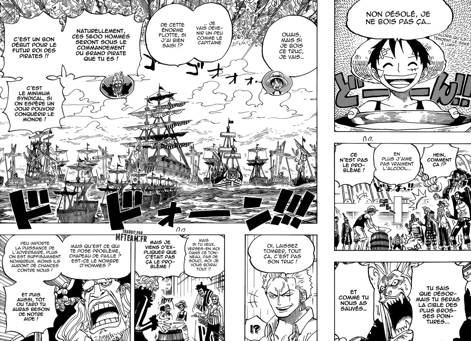  One Piece Français - One Piece 800 Serment unilatéral au saké ! - 2