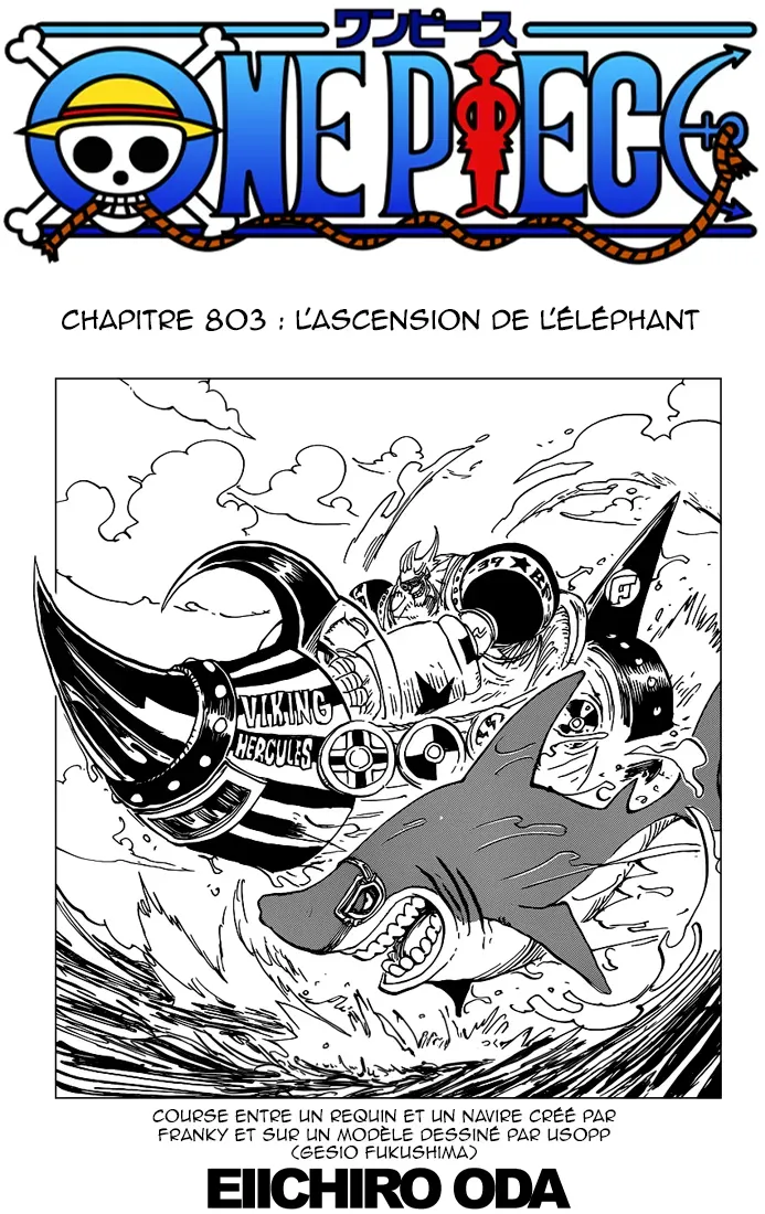  One Piece Français - One Piece 803 L'ascension de l'éléphant ! - 1