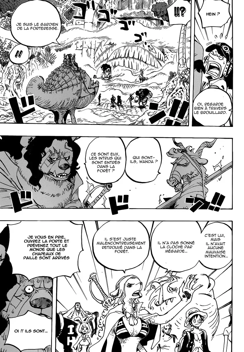  One Piece Français - One Piece 806 La forteresse du côté gauche du ventre ! - 11