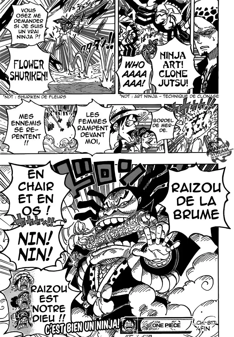  One Piece Français - One Piece 817 Raizu de la brume - 19