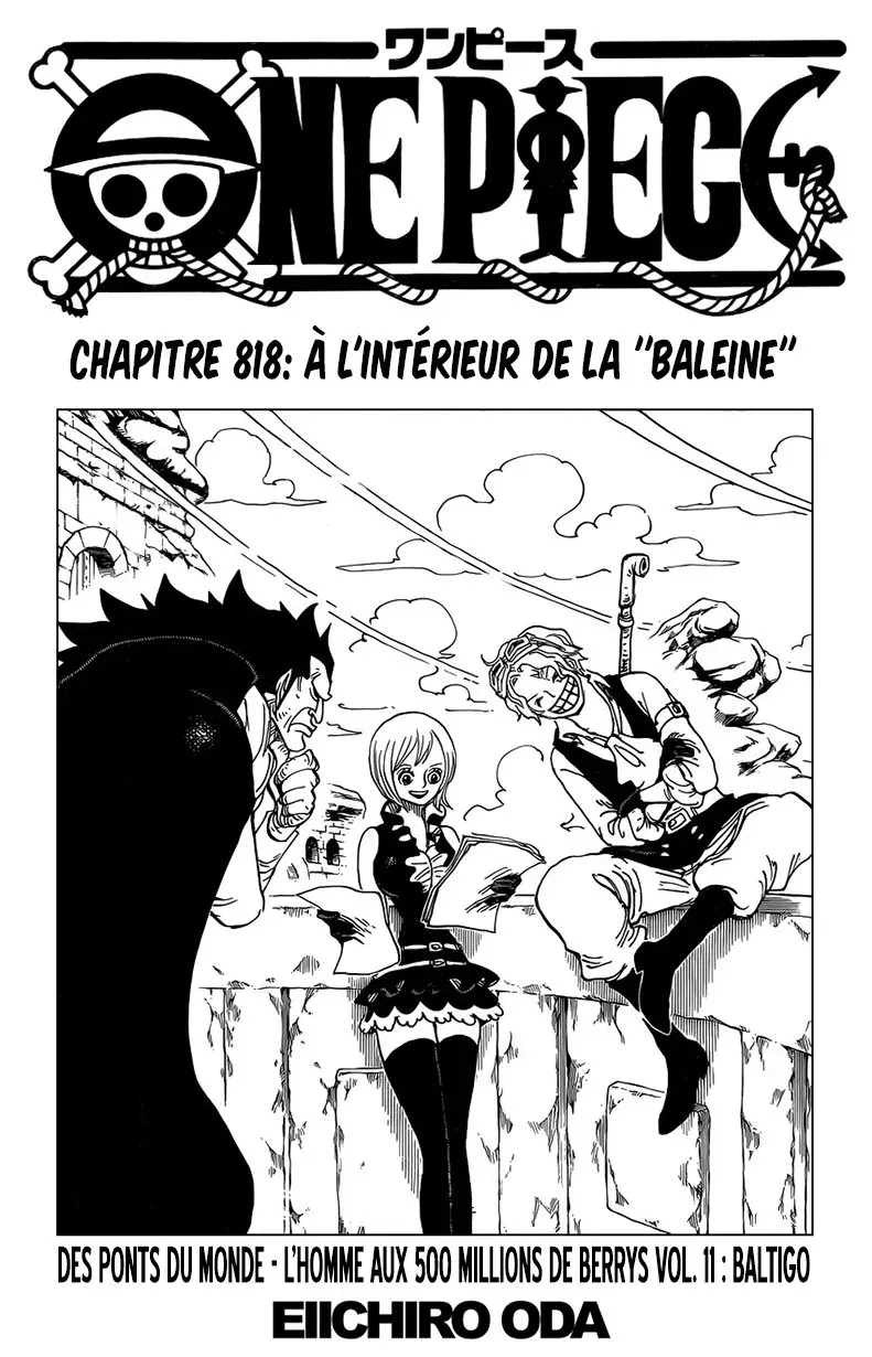  One Piece Français - One Piece 818 A l’intérieur de la Baleine - 1