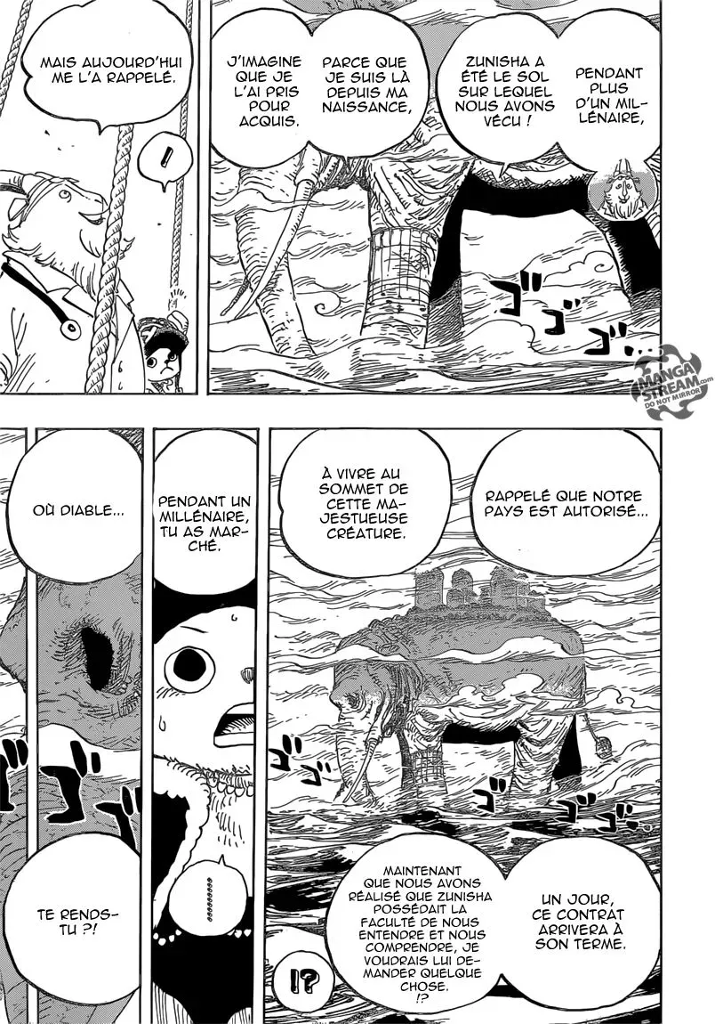  One Piece Français - One Piece 822 La descente de l'éléphant ! - 3