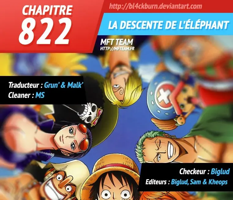  One Piece Français - One Piece 822 La descente de l'éléphant ! - 18