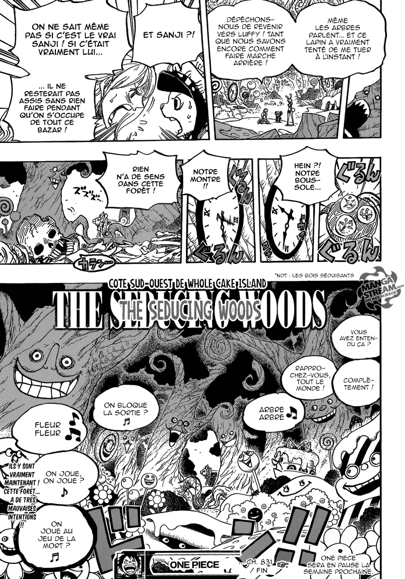  One Piece Français - One Piece 831 Aventure dans une forêt mystérieuse - 17