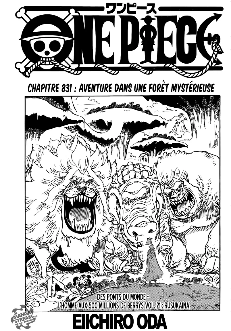  One Piece Français - One Piece 831 Aventure dans une forêt mystérieuse - 1