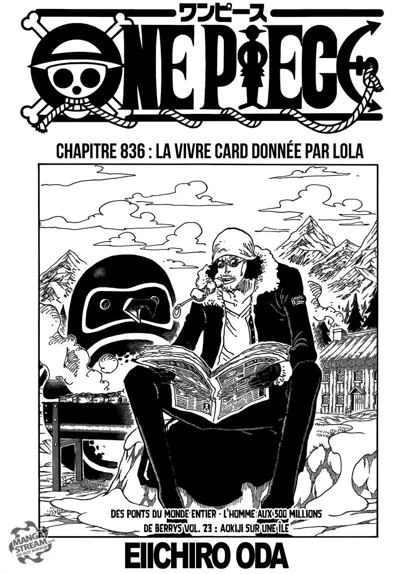  One Piece Français - One Piece 836 La Vivre Card donnée par Lola - 1