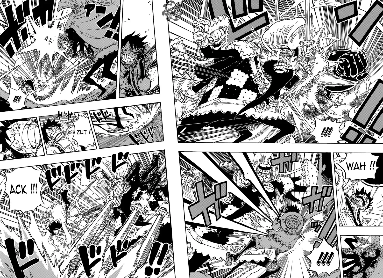  One Piece Français - One Piece 837 Luffy vs le commandant Cracker - 4