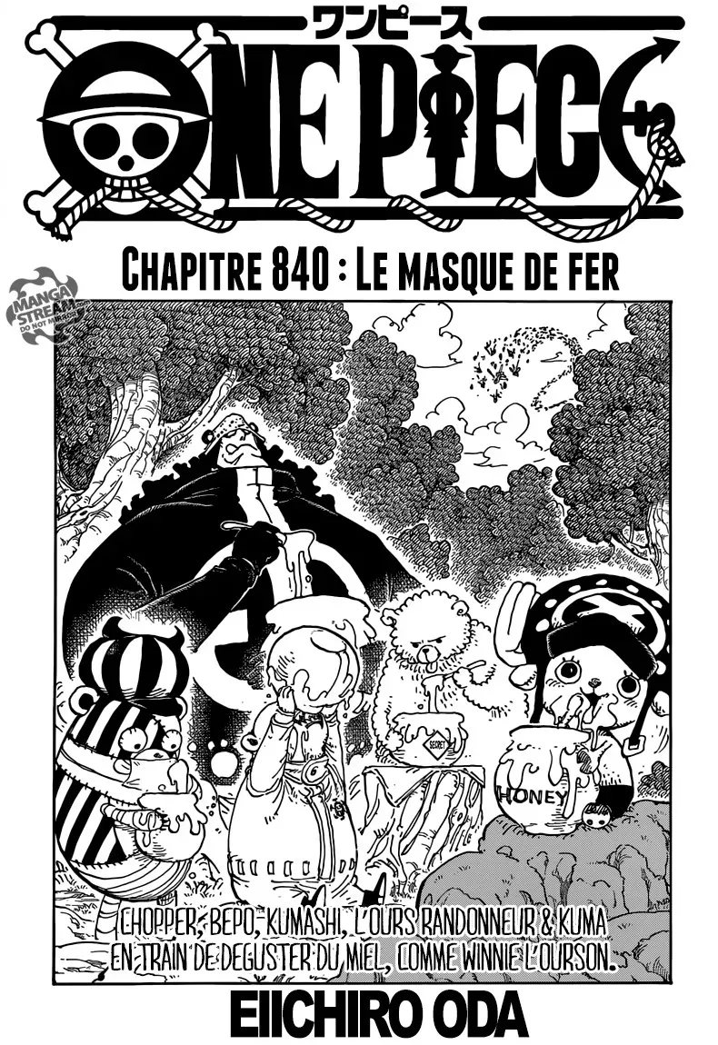  One Piece Français - One Piece 840 Le masque de fer - 1