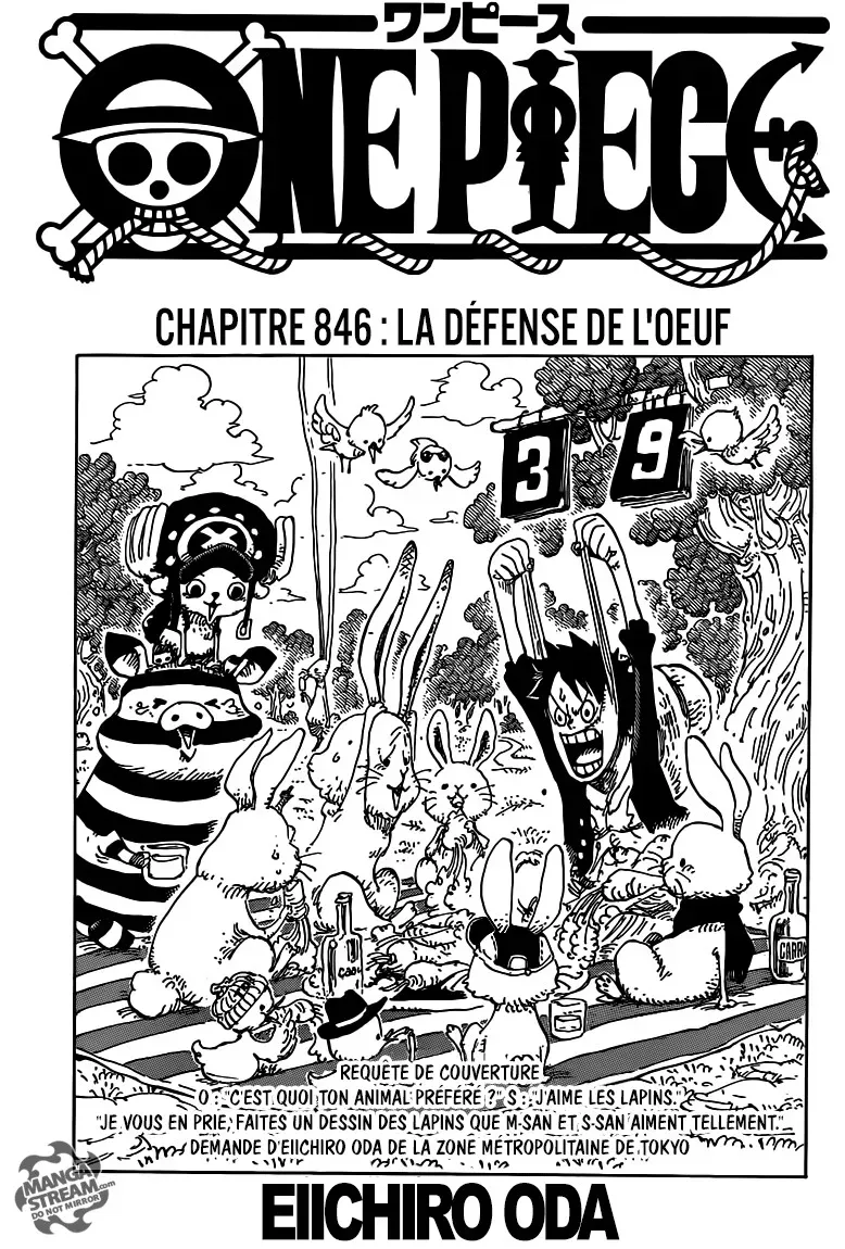  One Piece Français - One Piece 846 La défense de l'oeuf - 1