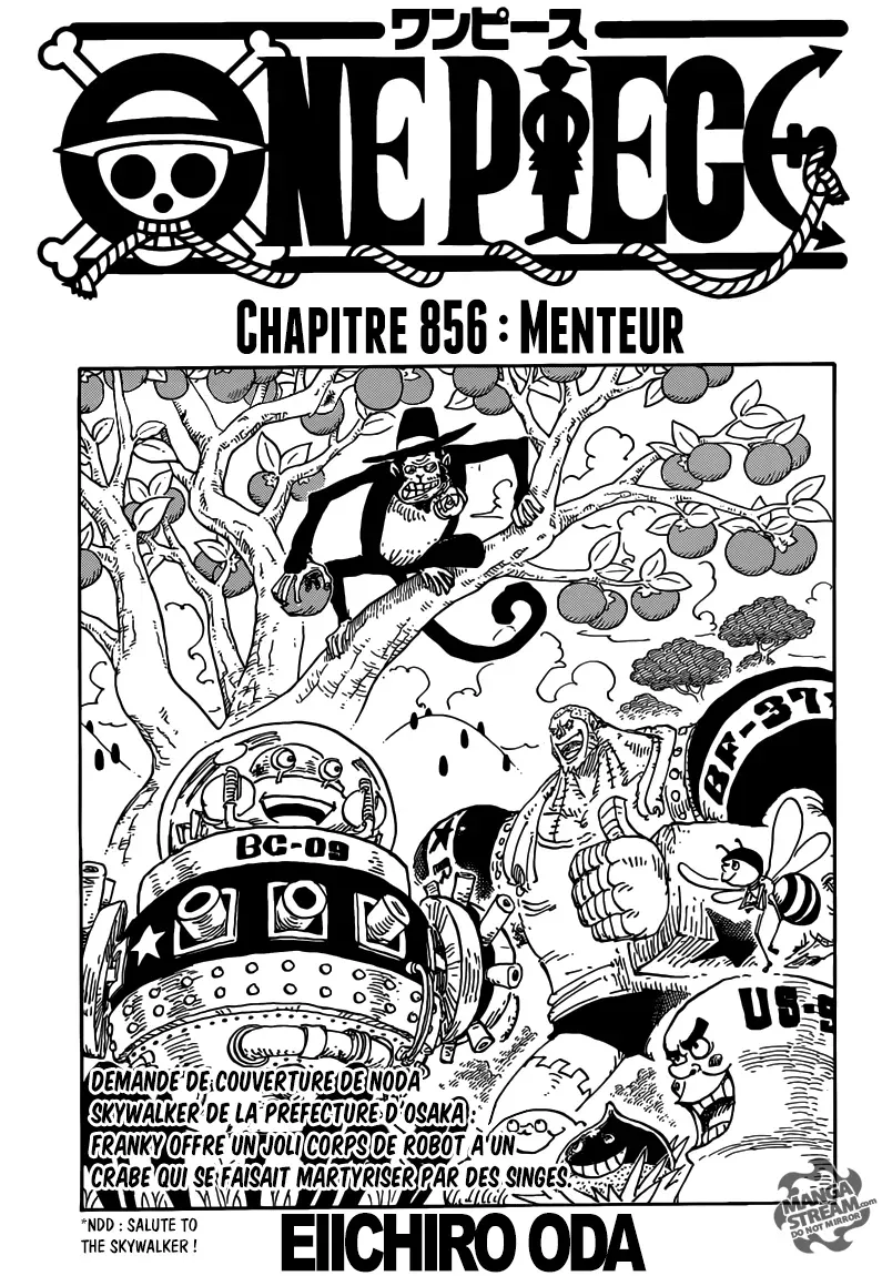  One Piece Français - One Piece 856 Menteur - 1