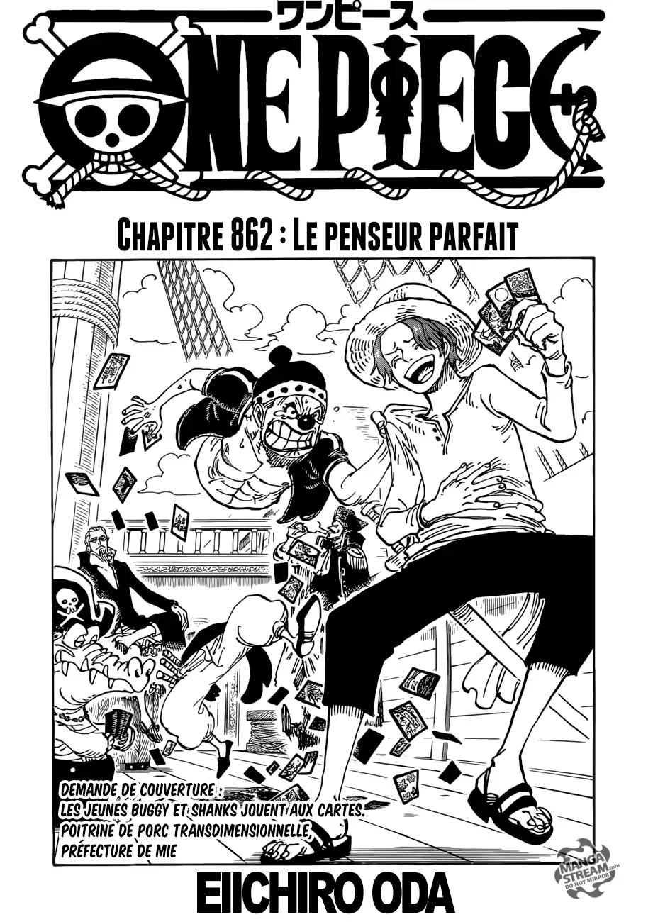  One Piece Français - One Piece 862 Le penseur parfait - 1