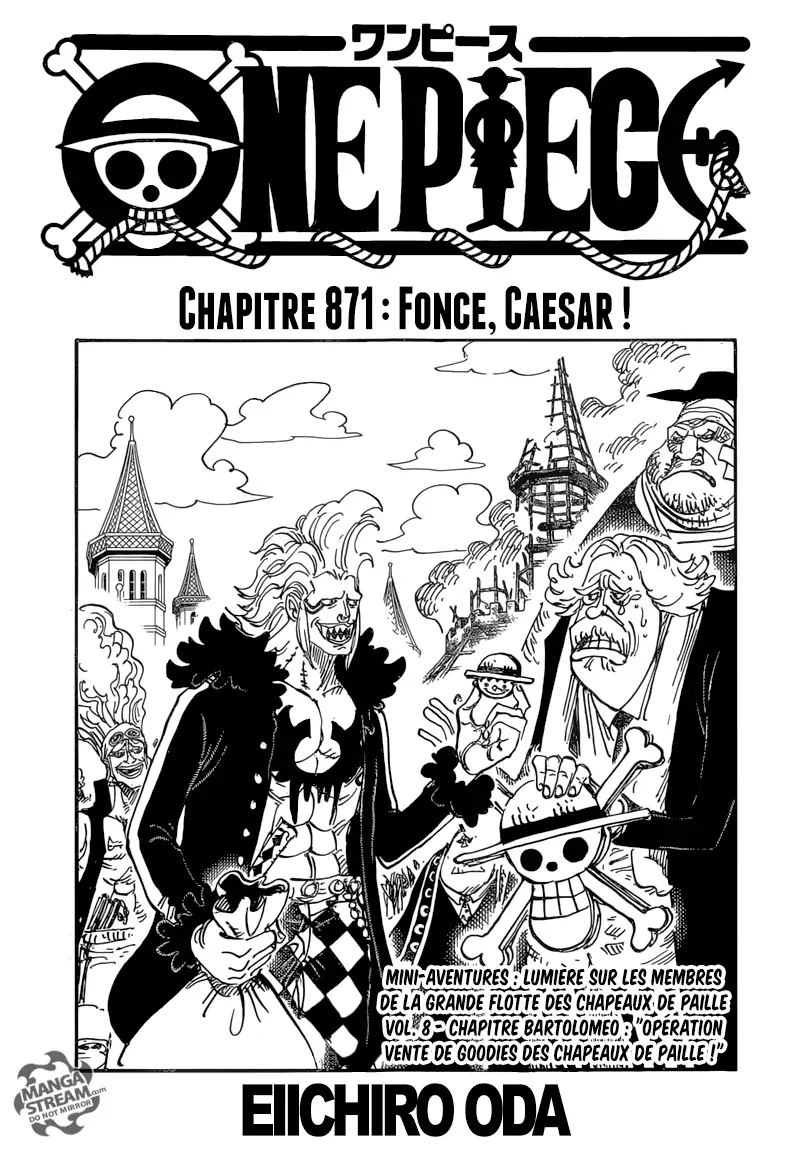  One Piece Français - One Piece 871 Go, Caesar! - 1