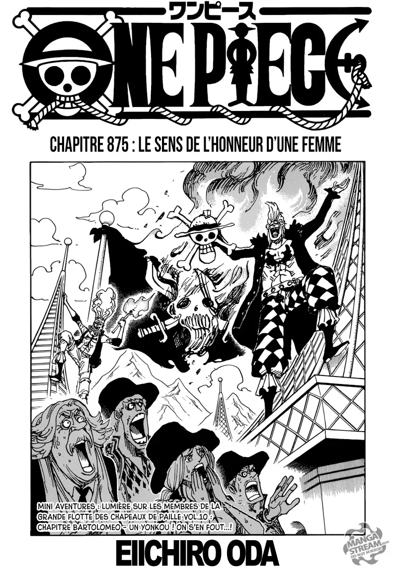  One Piece Français - One Piece 875 Le sens de l'honneur d'une femme - 1