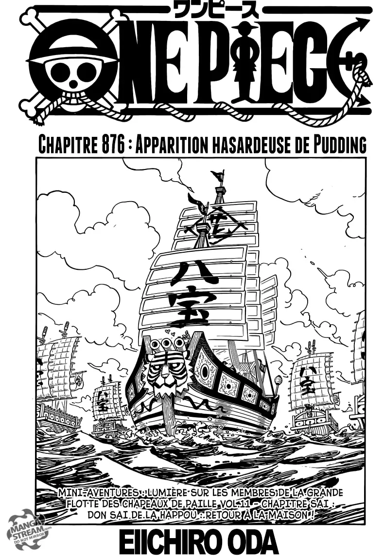  One Piece Français - One Piece 876 Apparition hasardeuse de Pudding - 1