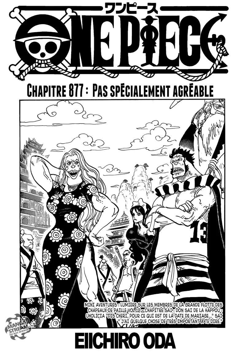  One Piece Français - One Piece 877 Pas spécialement agréable - 1