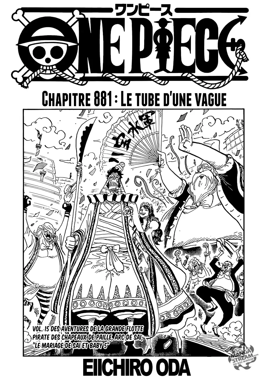  One Piece Français - One Piece 881 Le tube d'une vague - 1