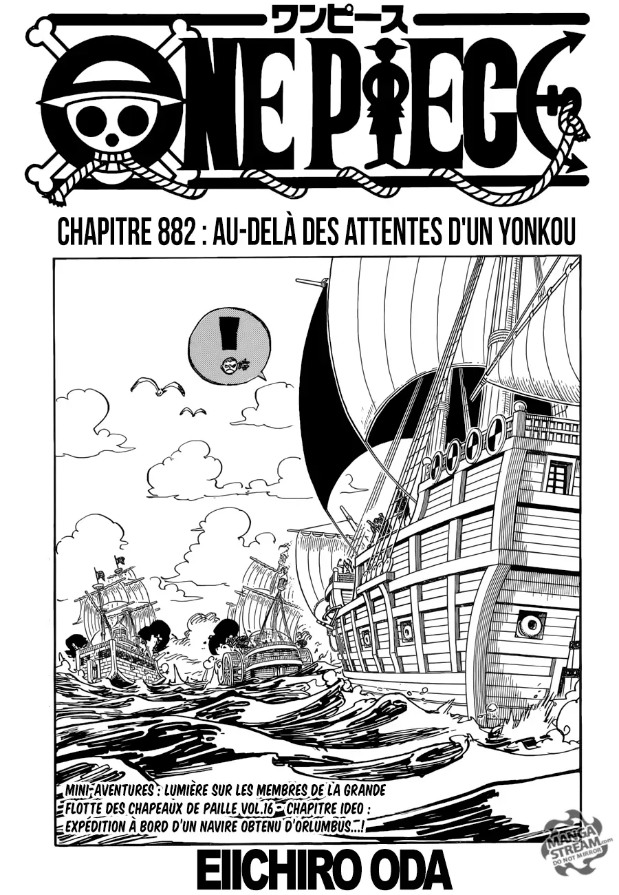  One Piece Français - One Piece 882 Au-delà des attentes d'un Yonkou - 1