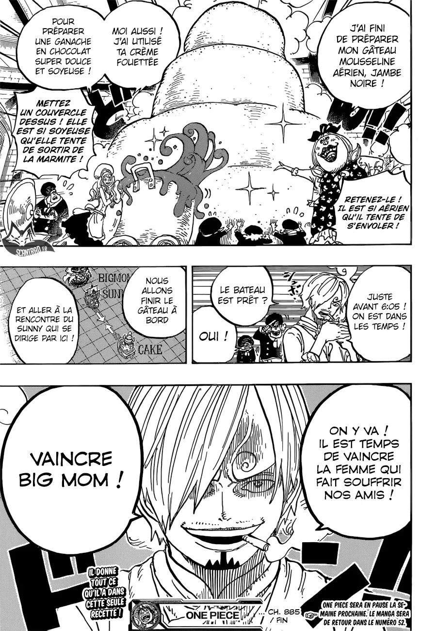  One Piece Français - One Piece 885 C'est Brûlée - 15