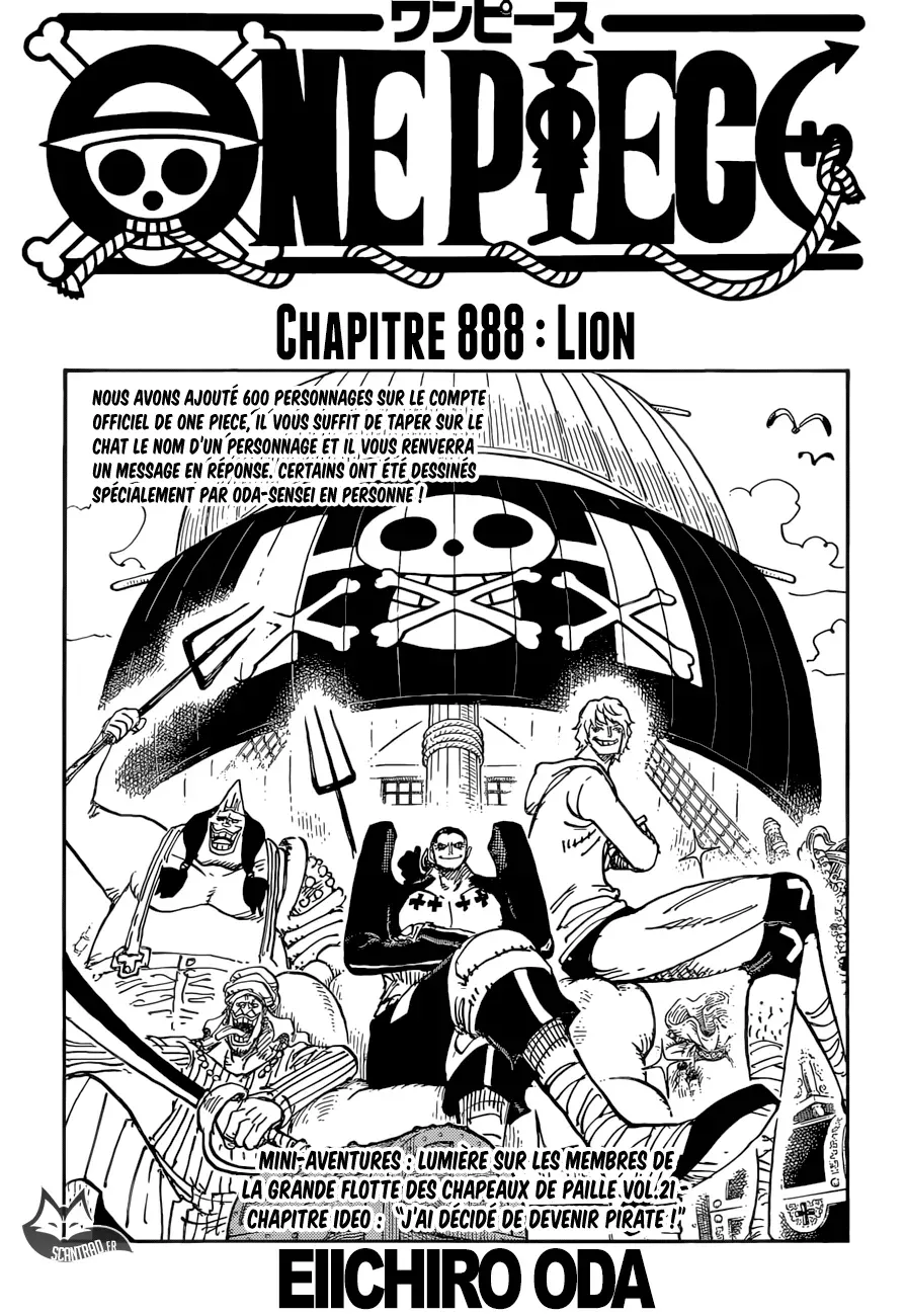  One Piece Français - One Piece 888 Lion - 1