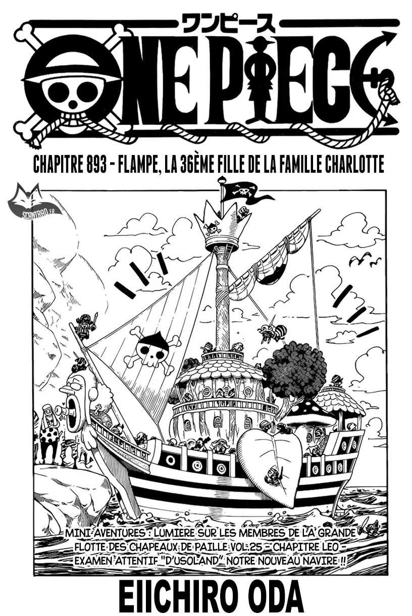  One Piece Français - One Piece 893 Flampe, la 36ème fille de la famille Charlotte - 1