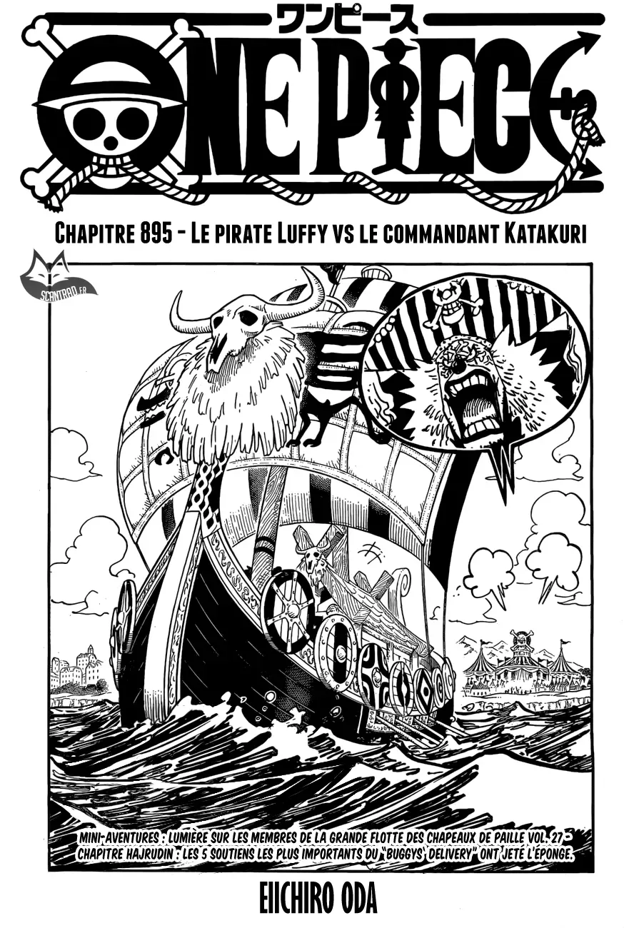  One Piece Français - One Piece 895 Le pirate Luffy vs le commandant Katakuri - 1