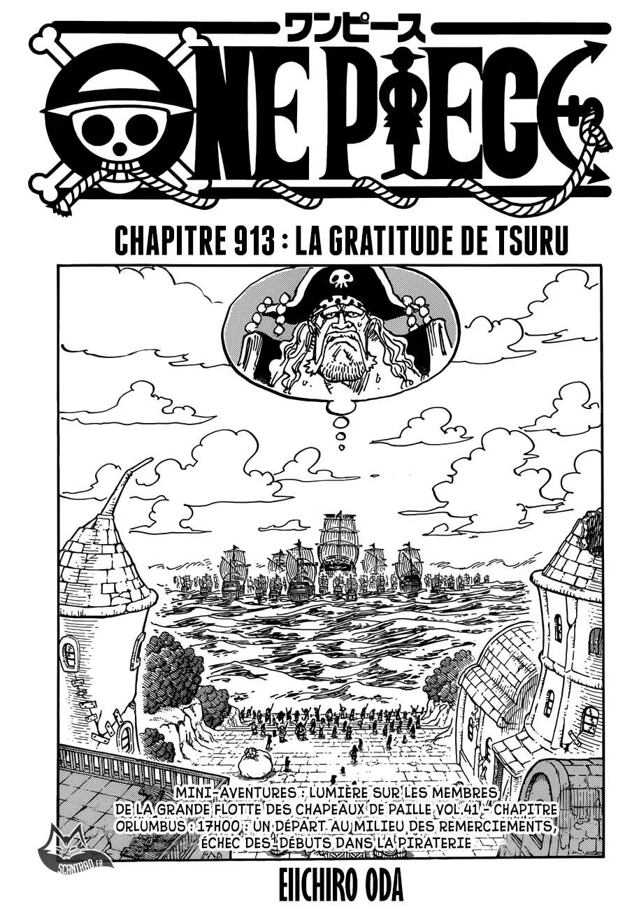  One Piece Français - One Piece 913 La gratitude de Tsuru - 1