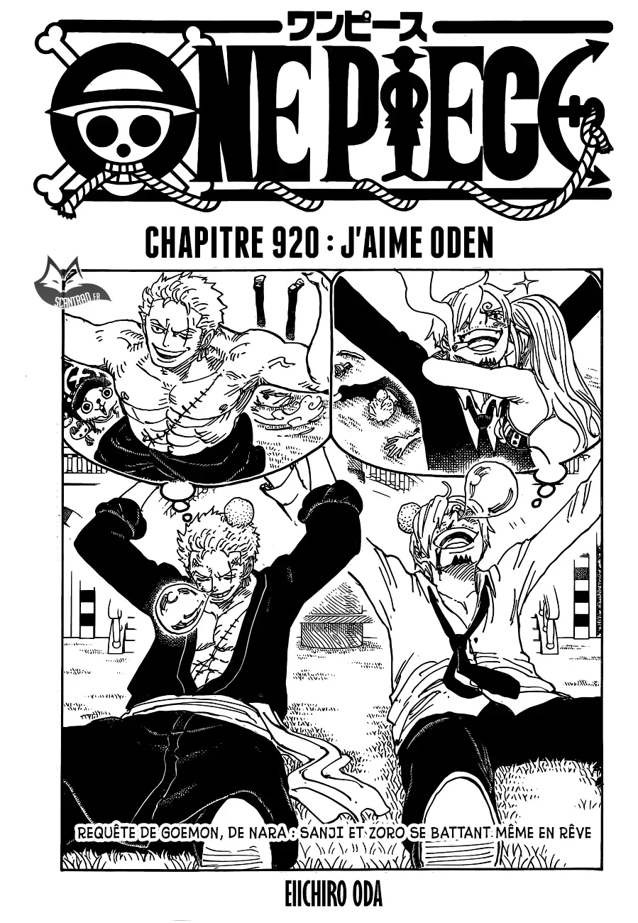  One Piece Français - One Piece 920 J'adore Oden - 1