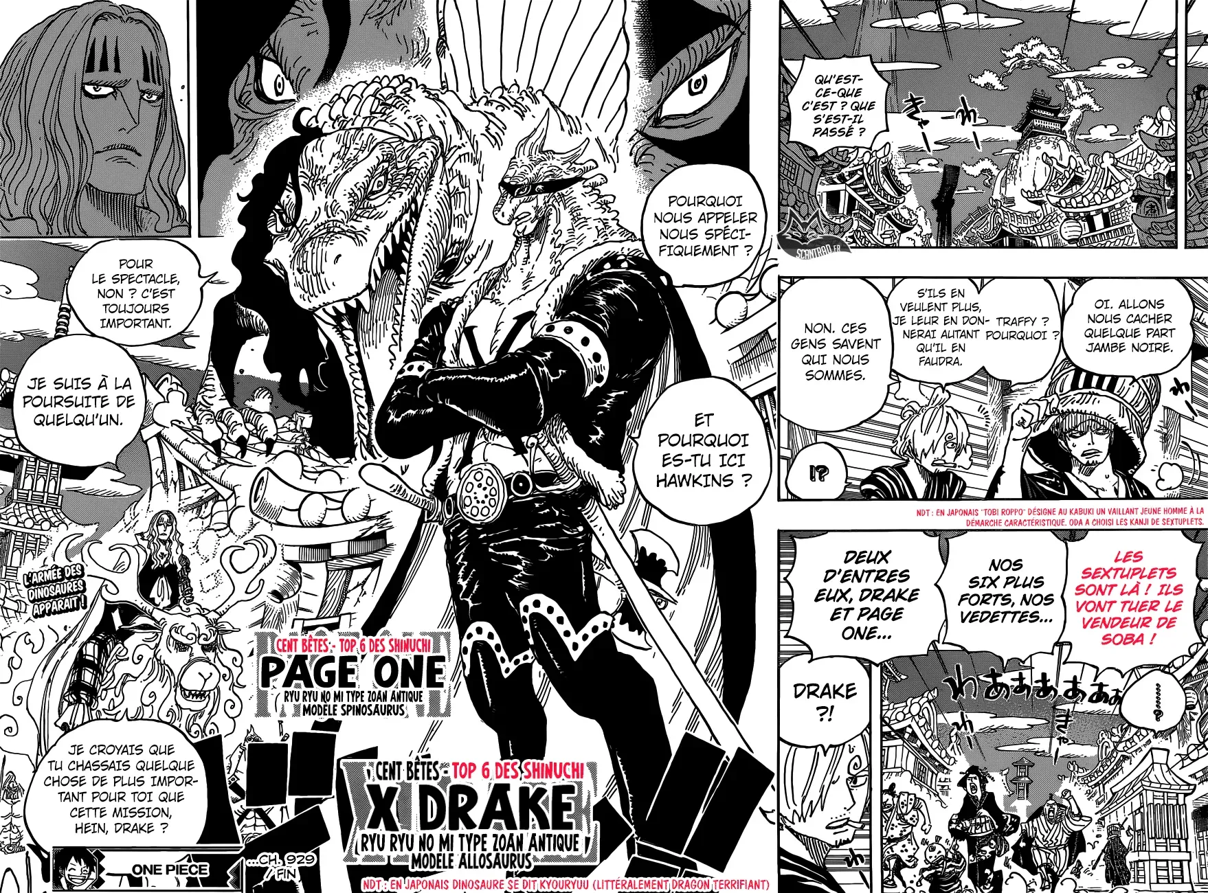  One Piece Français - One Piece 929 Orochi Kurozumi, Shogun du pays de Wano V2 - 15