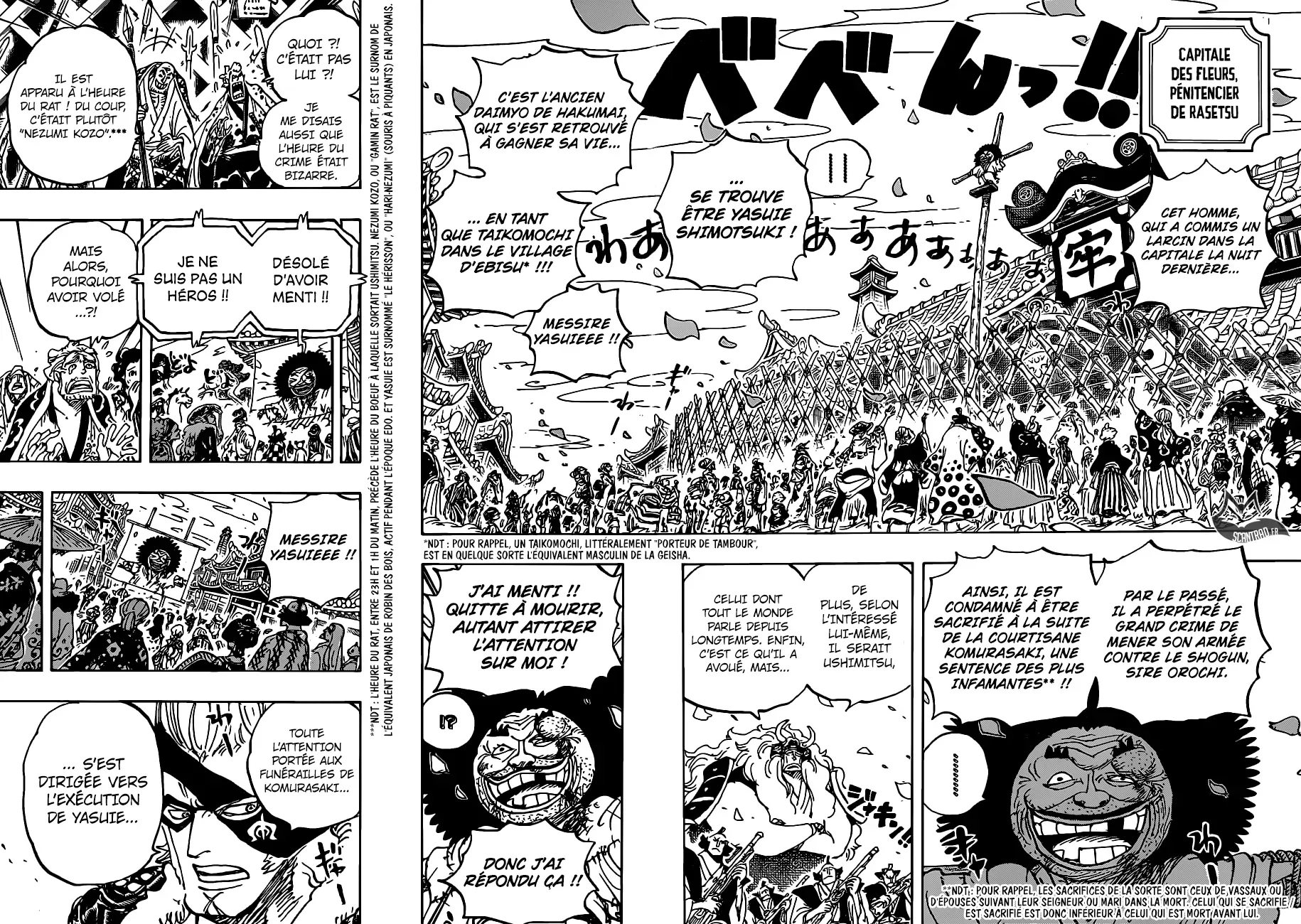  One Piece Français - One Piece 942 Yasuie Shimotsuki, daimyo de Hakumai - 4