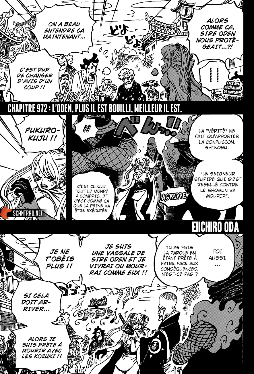  One Piece Français - One Piece 972 L'oden, plus il est bouilli, meilleur il est - 3