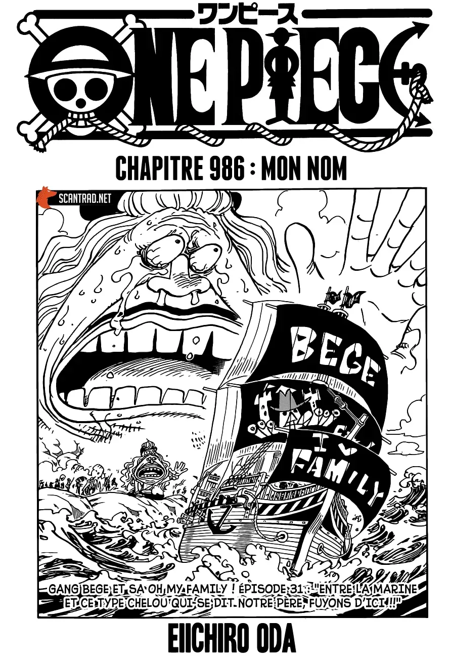  One Piece Français - One Piece 986 Mon nom - 1