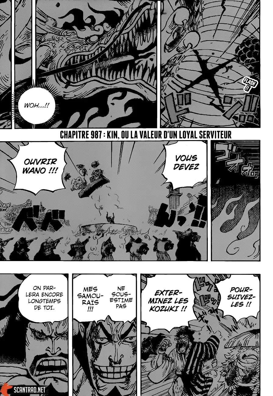  One Piece Français - One Piece 987 Kin, ou la valeur d'un loyal serviteur - 2