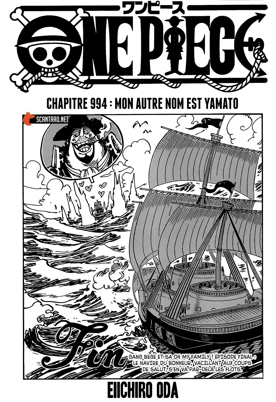  One Piece Français - One Piece 994 Mon autre nom est Yamato - 1