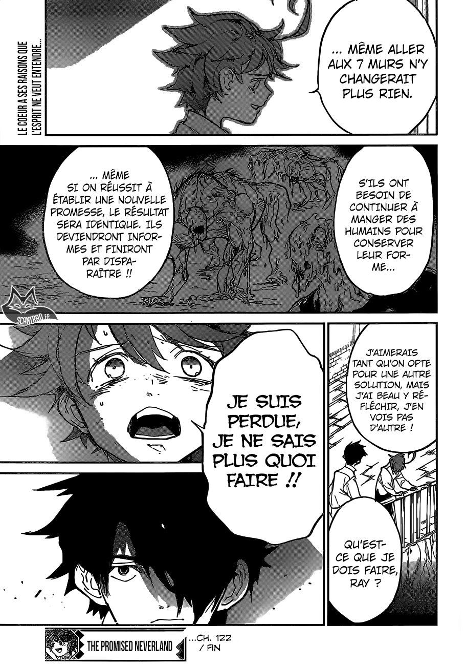  The Promised Neverland Français - The Promised Neverland 122 Ce que tu ressens réellement - 19