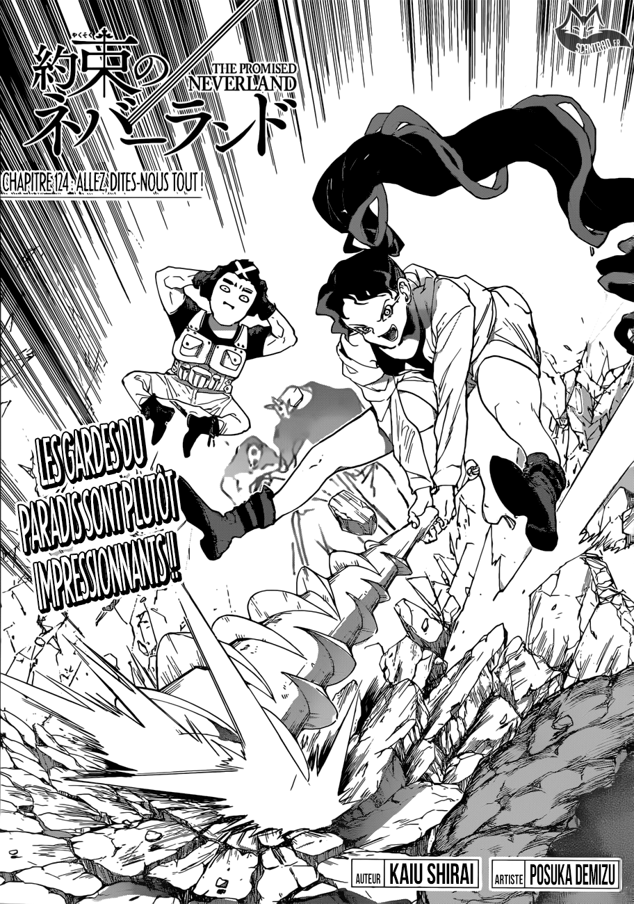  The Promised Neverland Français - The Promised Neverland 124 Allez, dites-nous tout ! - 1