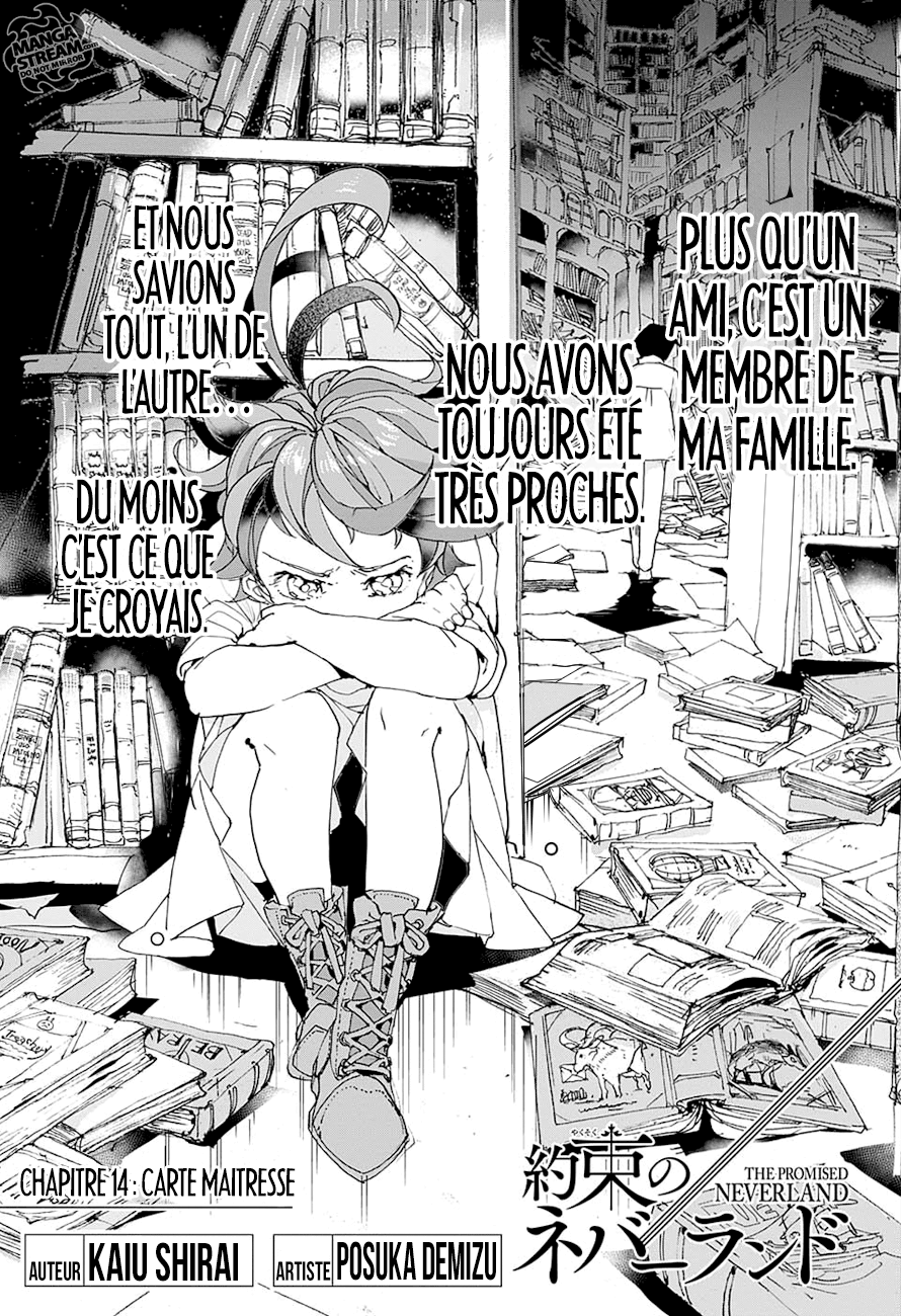  The Promised Neverland Français - The Promised Neverland 14 Carte maitresse - 3