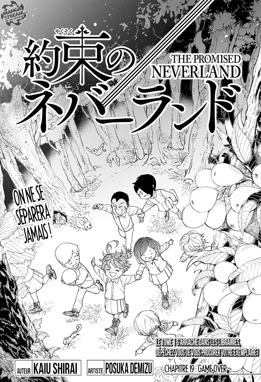  The Promised Neverland Français - The Promised Neverland 19 Game over - 1